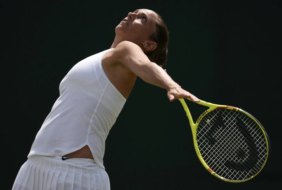 Per lei esordio positivo a Wimbledon. La Riske  superata (Reuters)